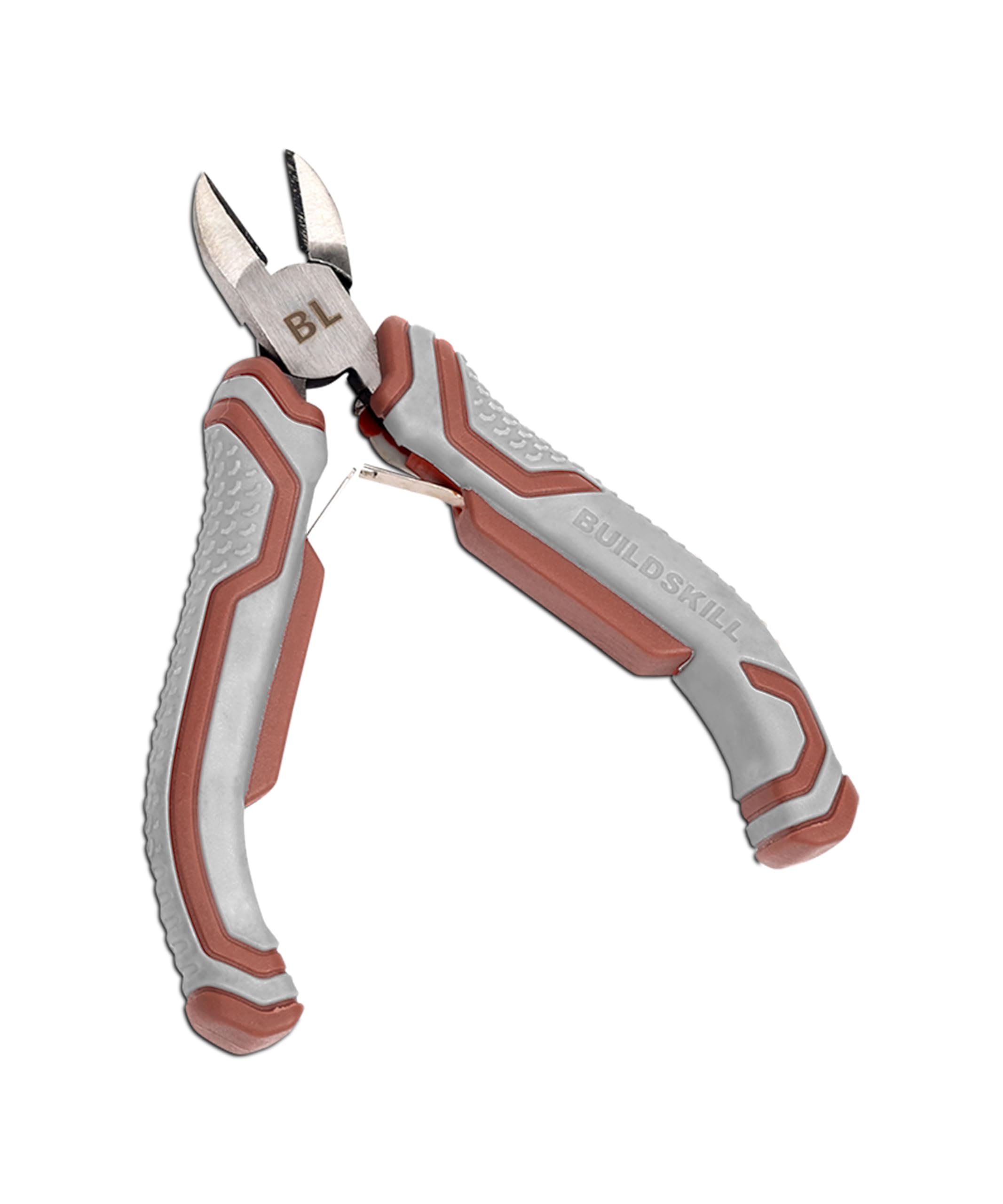 Buildskill Mini Pliers For Jewellery Making - Mini Diagonal Plier, Perfect Jewellery Making Tools, For DIY & Professionals - Durable Cr-V Steel Body with Cushioned Grip for Comfort (Pack of 1)