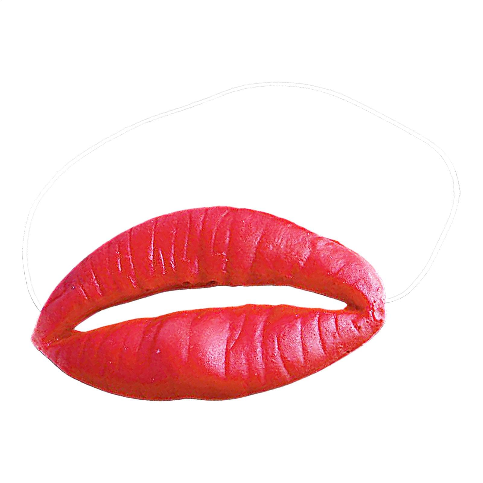 Amazon.co.jp: ソーセージの口の装飾、面白い唇の小道具、フェイ
