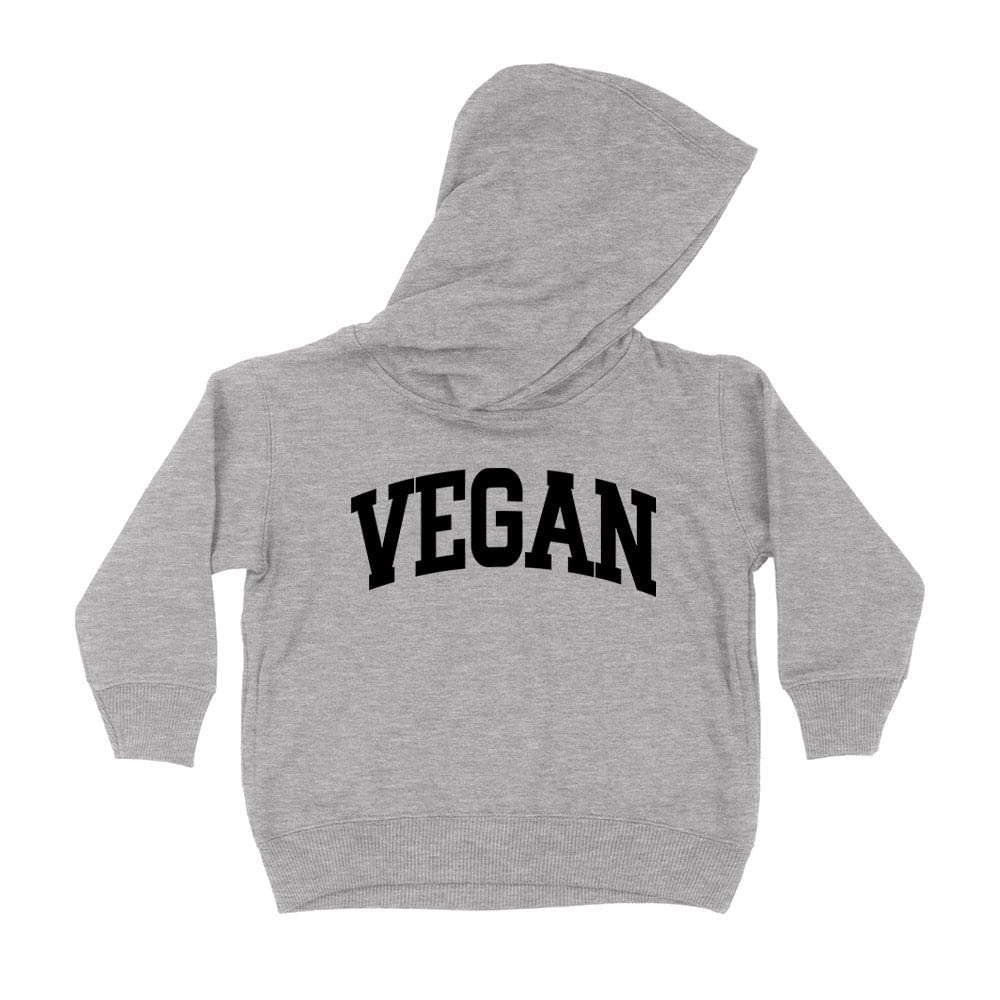 Vegan Collegiate Kids Hoodie Sweatshirt Toddler 2T Heather Grey