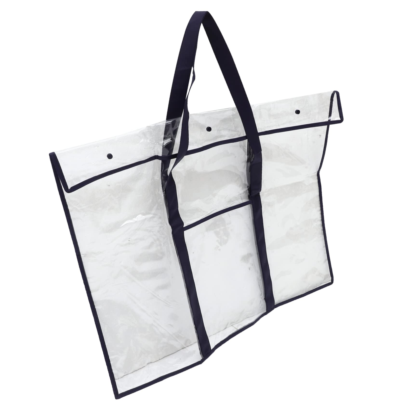 VANZACK Large Pvc Storage Bag for Artwork Portable Poster Board Carrier Shoulder Straps