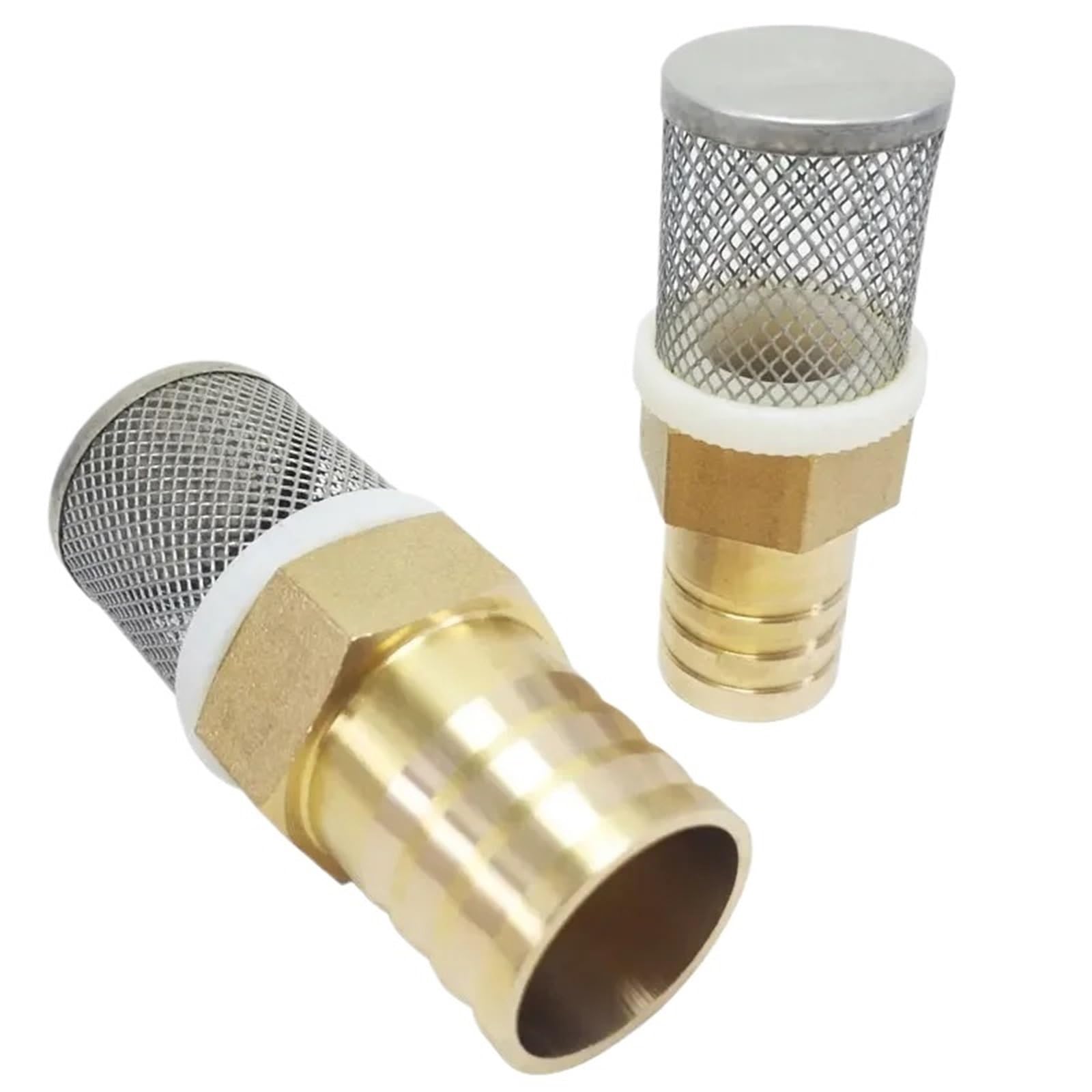 Mosiężny zawór zwrotny z trzpieniem do węża 6, 8, 10, 12, 14, 16, 19, 25 i 32 mm, średnica zewnętrzna, filtr ze stali nierdzewnej, zawór dolny, zawór stopowy dla wody. (19 mm)