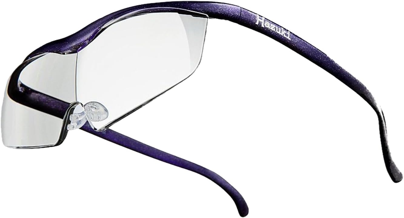 Loupe Magnifier Large Clear Lens 1.6 X Blue Light 35% Cut (Purple)