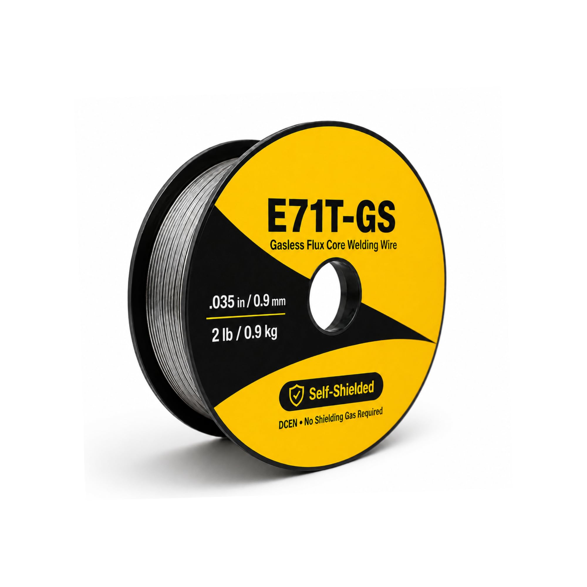 Fil fourré E71T-GS acier au carbone bobine 0.9 kg compatible Lincoln Miller