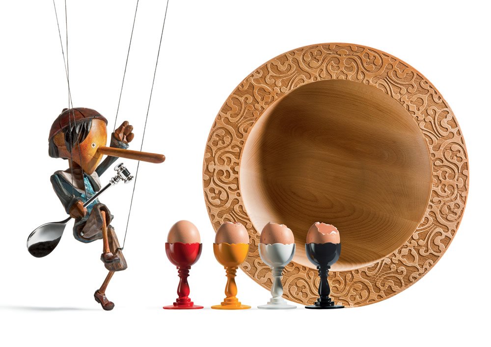 Alessi MW20S2 Set de Deux Cuillères Ouvre Oeuf à la Coque