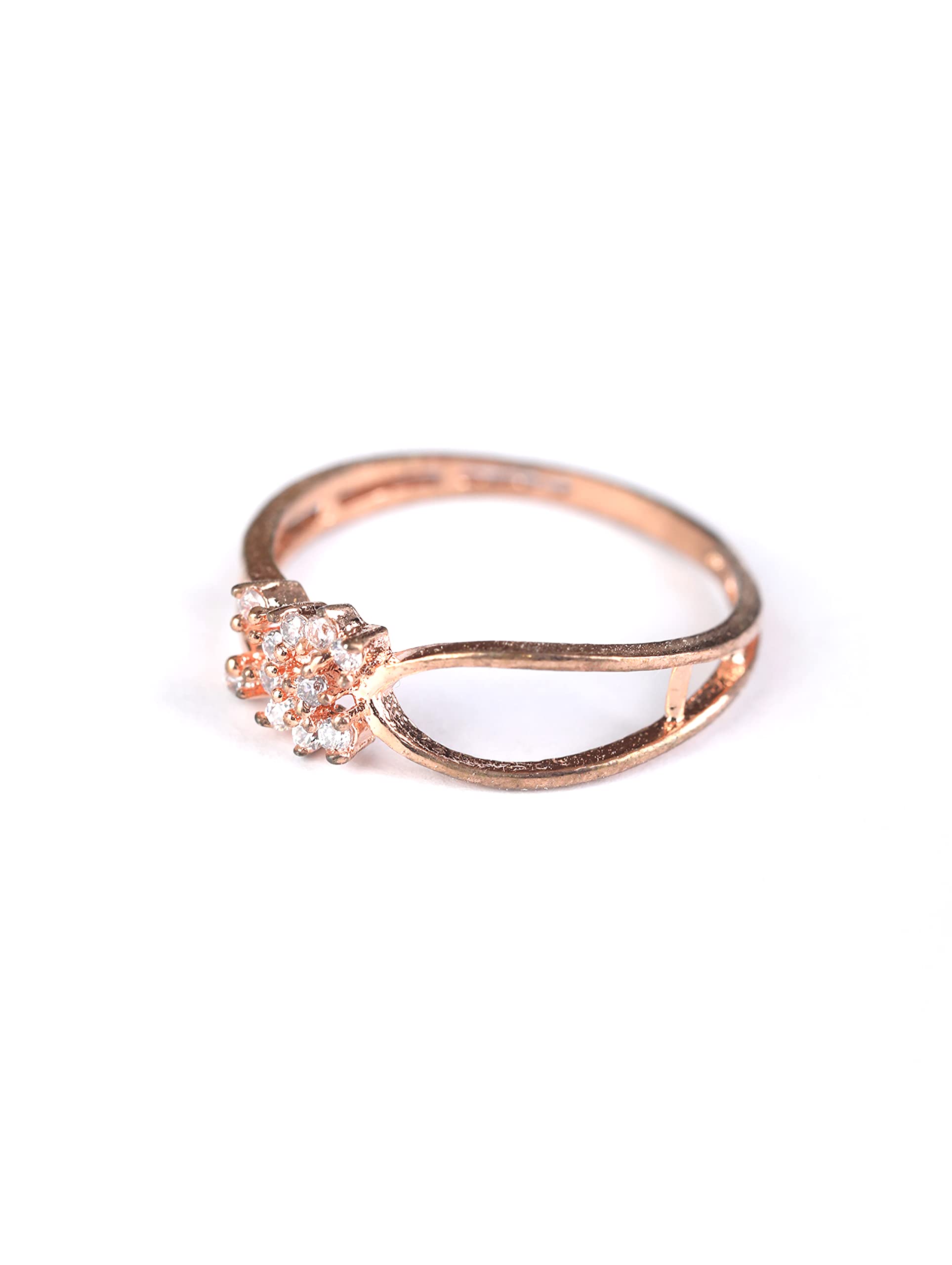 Women's American Diamond Plated Ring, Elegant Gift