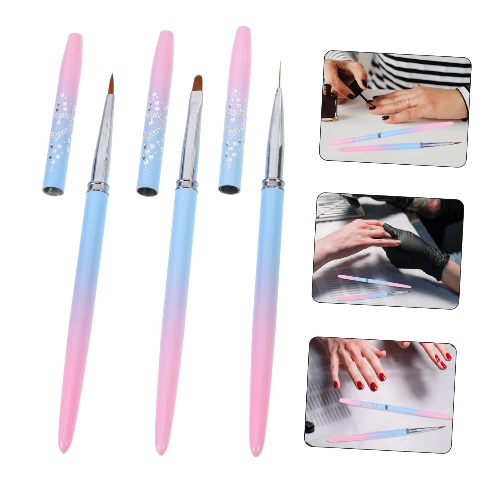 Healeved 15pezzi Pennarelli Per Nail Art Professionali Di Pennelli Per Unghie Per Disegni Creativi Per Manicure e Decorazioni Facili Da Usare e Portatili Per Tuo Salone o Casa