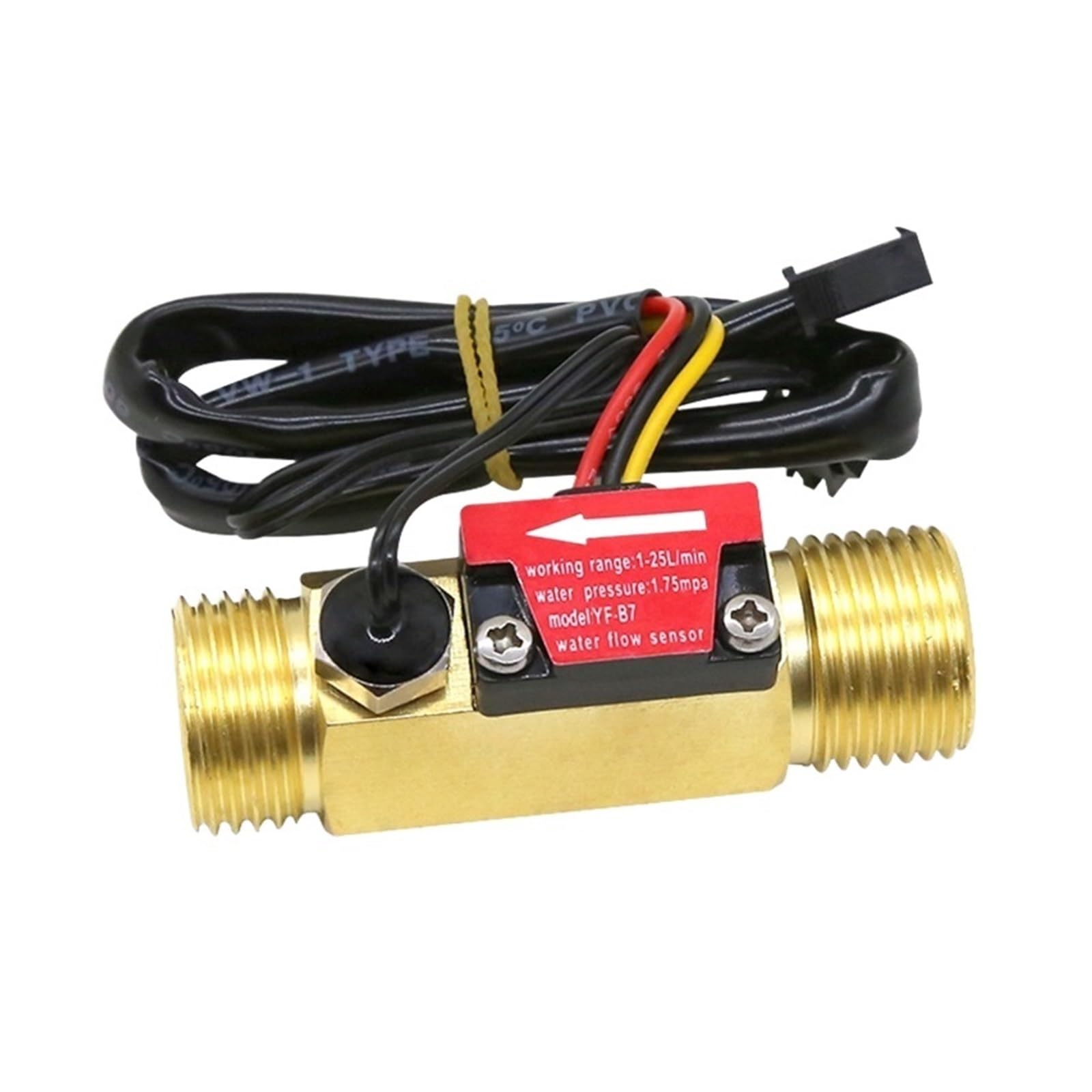 Flow Sensor Meter Digital Pipeline Water Flow G1/2