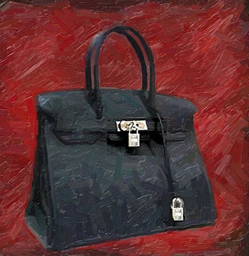 Affiche roulée d'art mode Greene Taylor paysage élégant sur toile premium 33x33 cm