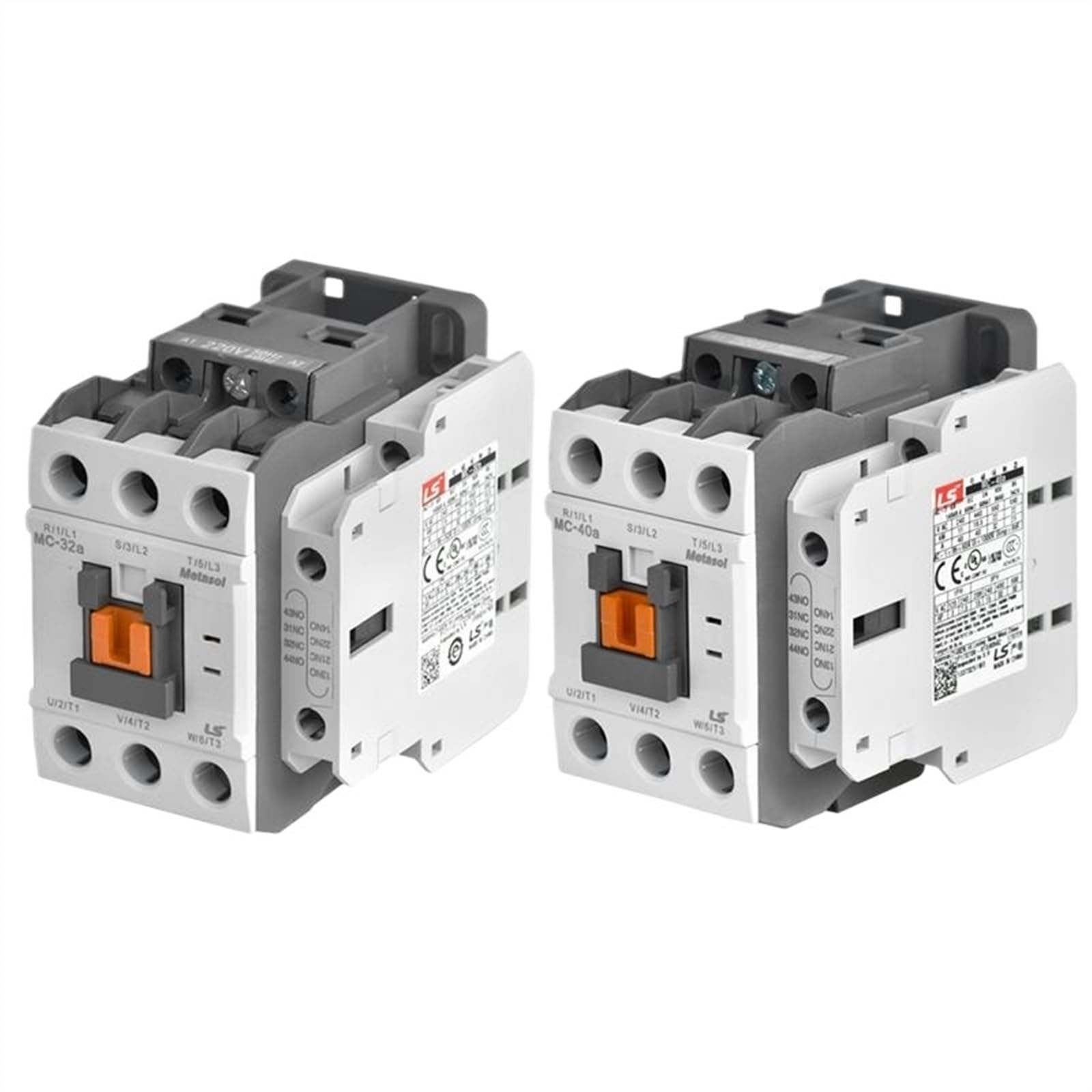 Contacteur magnétique CA MC-32a AC 220V robuste avec isolation thermique renforcée
