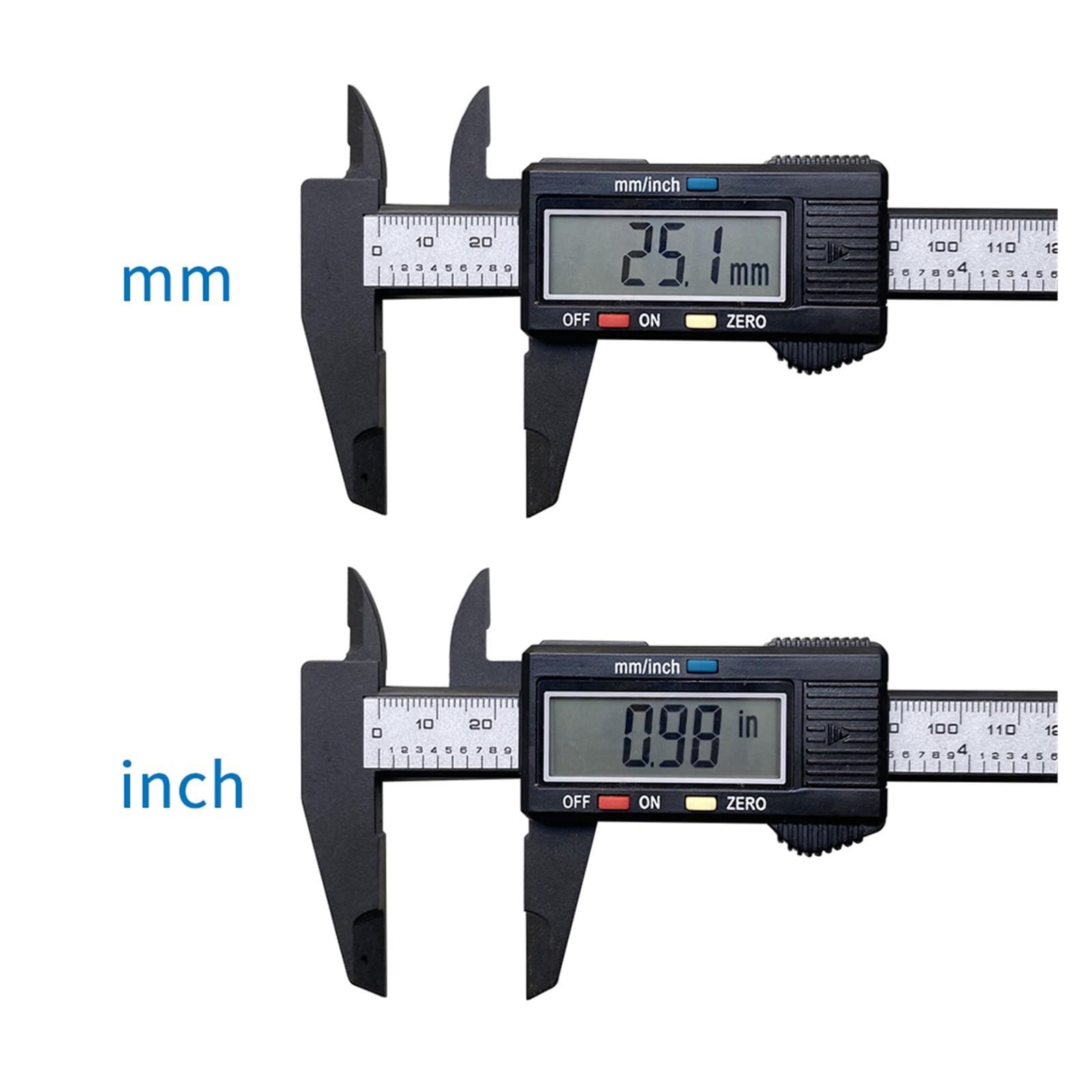 Suwmiarki cyfrowe 100 mm 150 mm Suwmiarka cyfrowa elektroniczna 6-calowa suwmiarka z włókna węglowego Mikrometr Narzędzie pomiarowe Linijka cyfrowa Suwmiarka cyfrowa