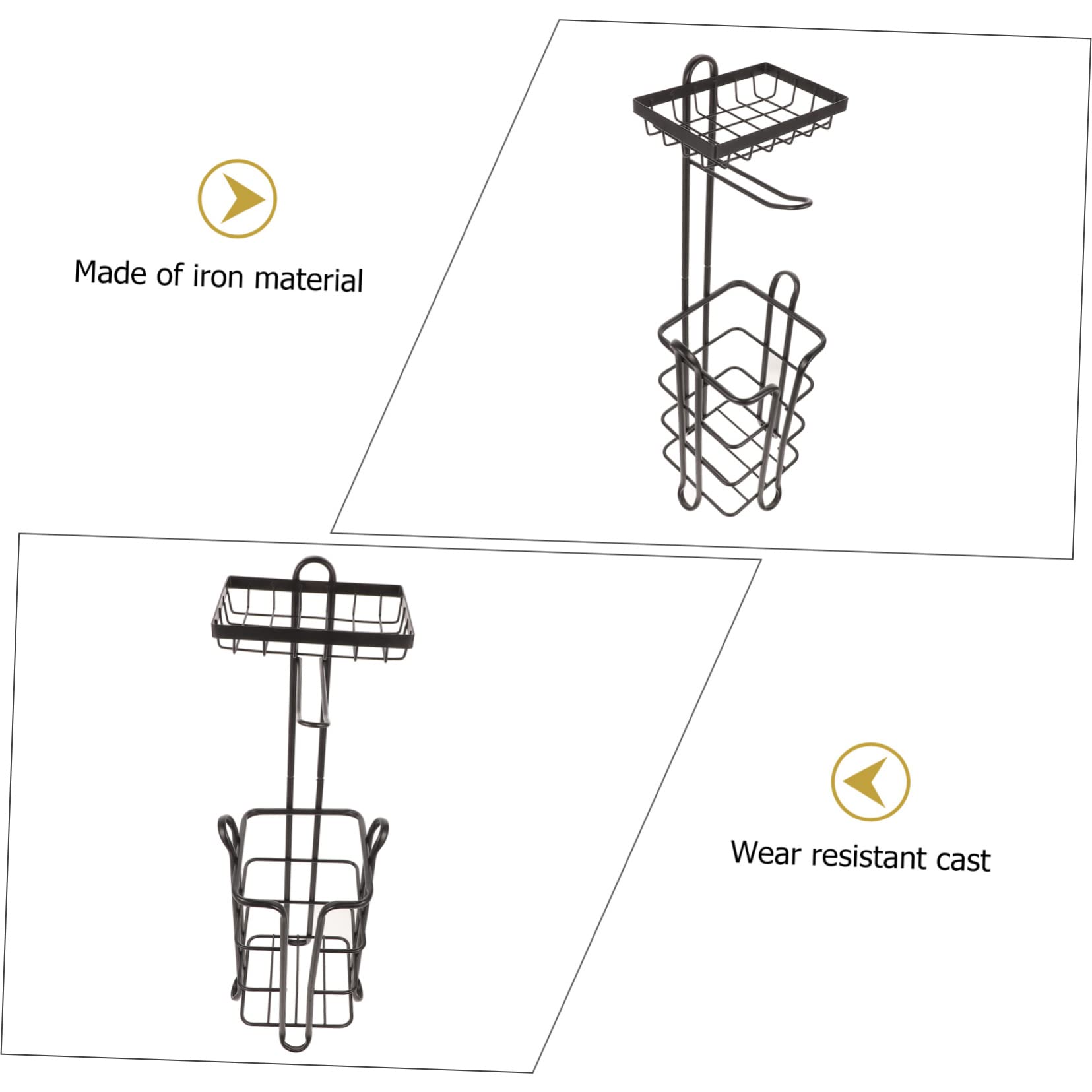 Vertical Tissue Stand Dispenser Robuster Vertikaler Toilettenpapierhalter Für Zuhause Und Gastronomie Platzsparend Und Elegant Für Bad Und Wc