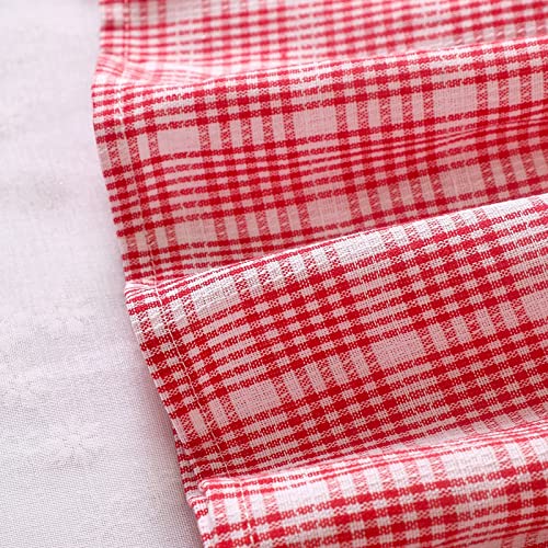 Little Girl Cotton Dresses Small and Medium Sized Children's Summer Sleeveless Vest Plaid Bowknot Dressed for3