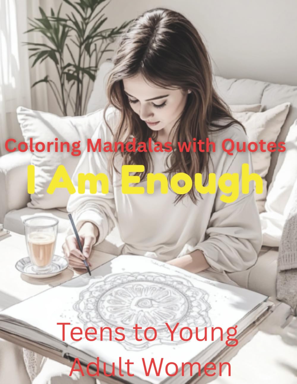 I Am Enough: An Affirmation Mandala Coloring Book for Confidence, Calm, and Self-Love for Teens & Young Women (Teen Girls)