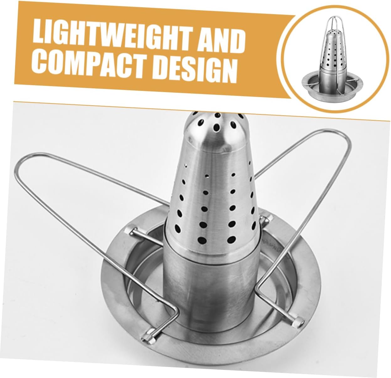 Sosoport Grill Accessories Bbq Chicken Roaster Rack Chicken Roaster Easy to Use