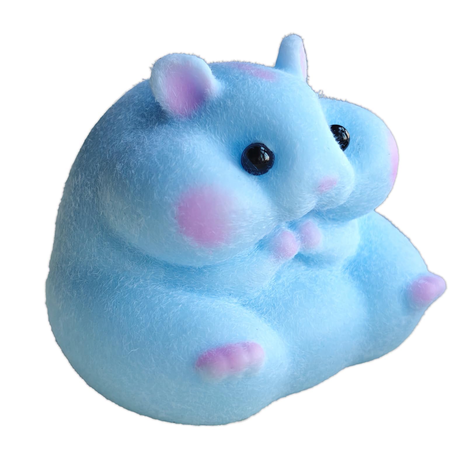 Amazon.com: Handmade Flocked Hamster Taba Squishy, Cute Silicone