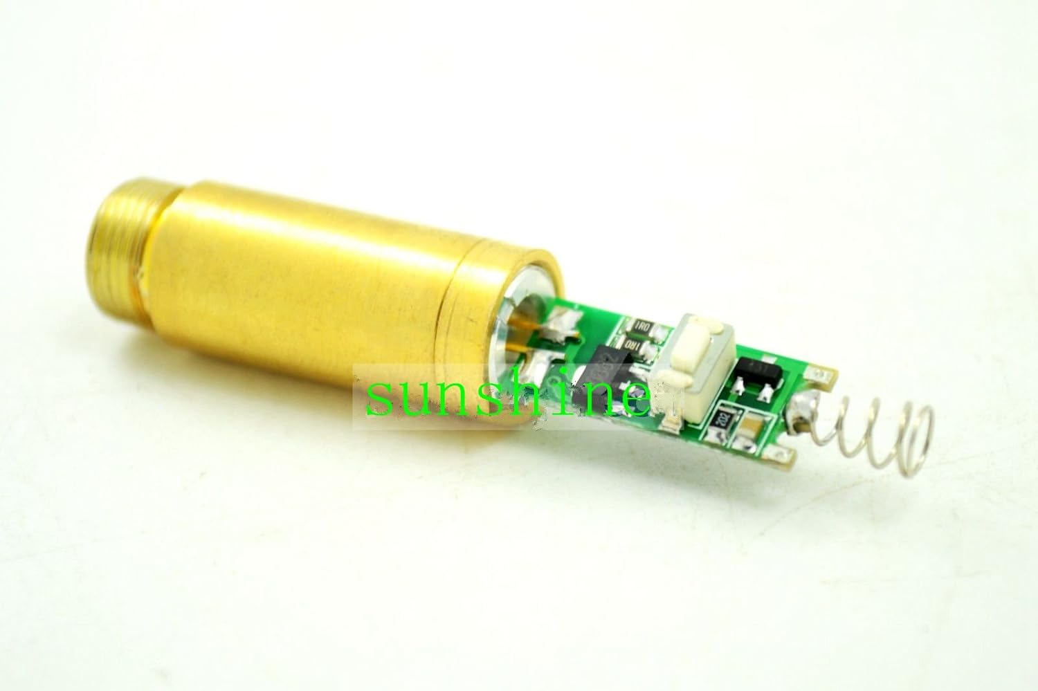 Industrial/Lab Lasers 3V-3.7V 532nm M W G-L200 Green Laser Dot Diode Module w/Spring