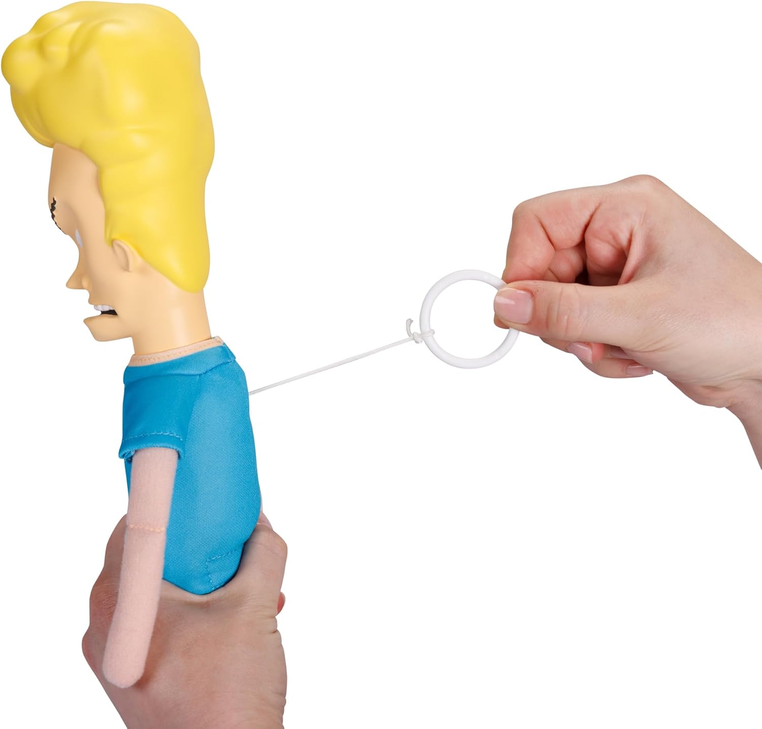 Shelf Talkers 12" Talking Plush Beavis from Beavis & Butt-Head, Pull String Toy Collectible Plush