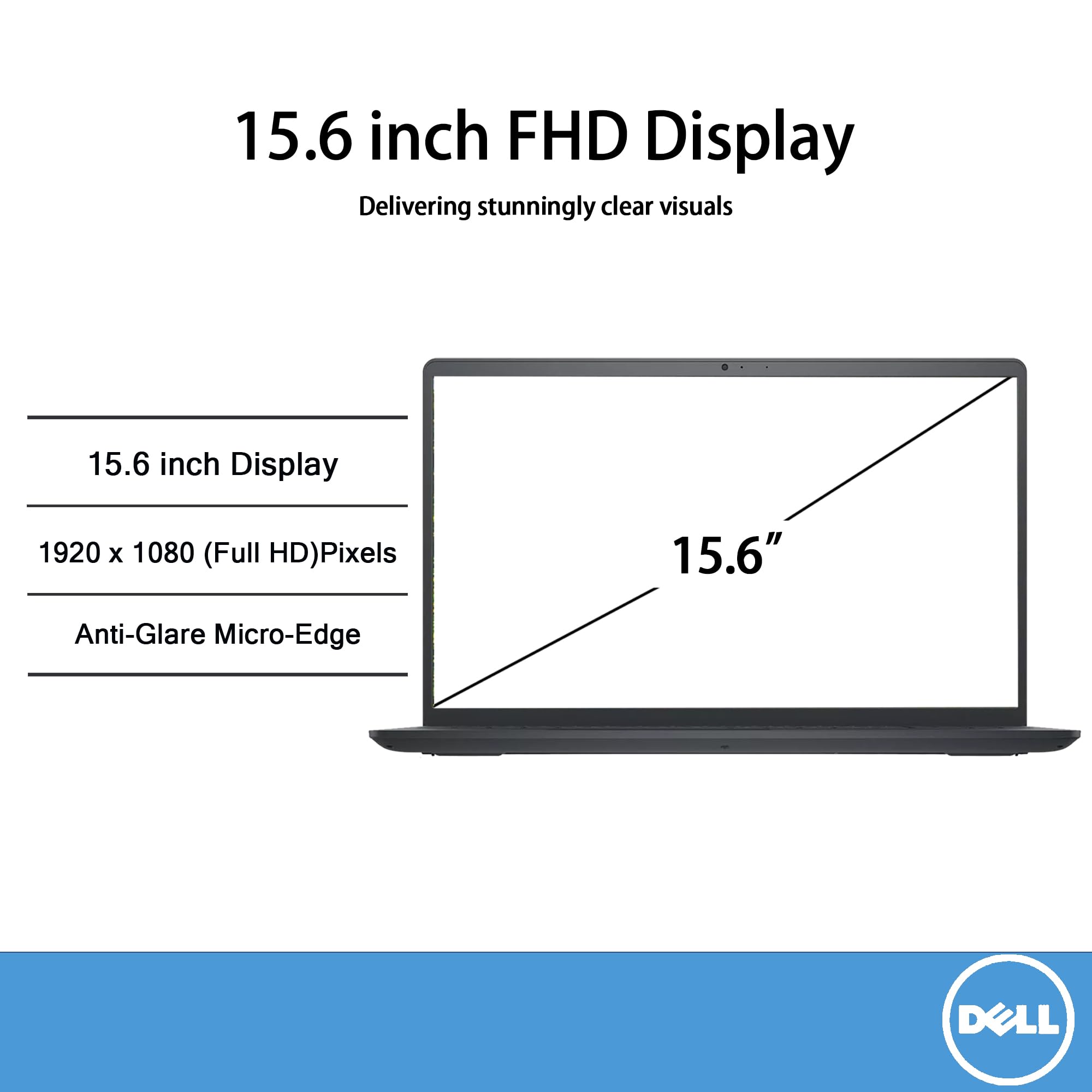 Dell Notebook Inspiron 15 3520 de 15,6 polegadas FHD, processador