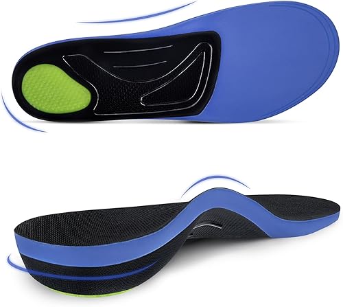 Miniatura 8 de Plantillas para fascitis plantar, insertos de soporte de arco para aliviar el dolor, plantilla ortopédica de más de 220 libras para hombres y