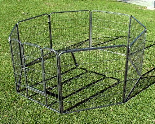 New MTN Gearsmith 40" Heavy Duty Dog Indoor/Outdoor Deluxe Metal Fence/Exercise Pan Playpen