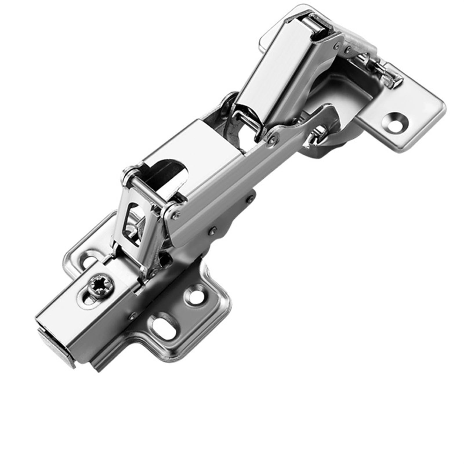 Adgcfkop One Color 1Pcs Large Angle Hinge Hydraulic Damp Buffer Furniture 165 Degree Door Hinges Soft Close