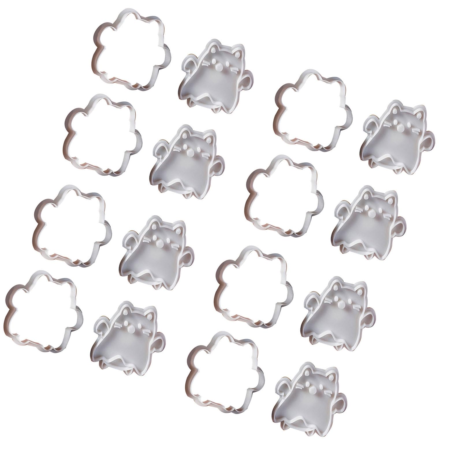 Tsophreniq 8PCS Cookie Molds Halloween Biscuit Biscuit Molding Cats Shape Kitchen Baking Supplies Dough for Cookie Baking Utensils