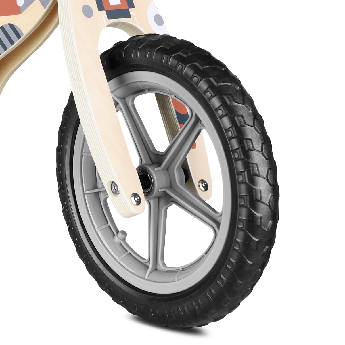 Beeloom Bicicletta senza Pedali per Bambini da 2 anni fino a 25 kg Bicicletta Infantile in Legno per Migliorare l’Equilibrio con Sellino Regolabile COSMO Bike