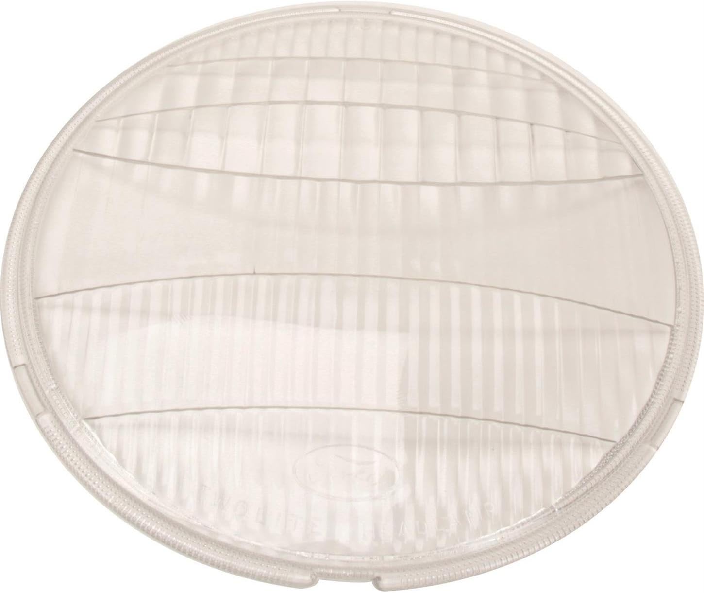 Speedway Motors Commercial Headlight, 9 Inch Round Clear Lens Glass OEM Replacement Officially Licensed Compatible with a 1933-35 Ford Cars and Trucks