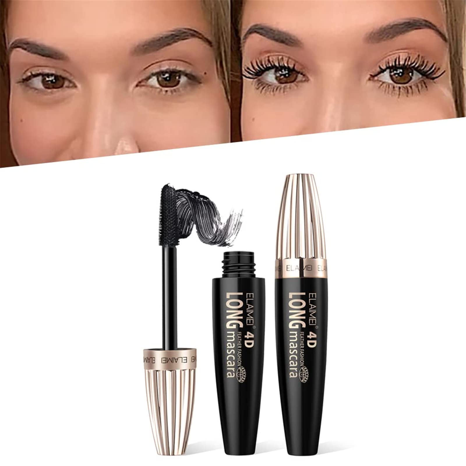 SDKJ My Amazing Lashes Mascara,4D Silk Fiber Long Volume Lash Mascara,Black  Waterproof Long and Dense Lash Mascara,Plump and Enlarged Eyelashes,Lasting  All Day (1pc) : Amazon.ca: Beauty & Personal Care