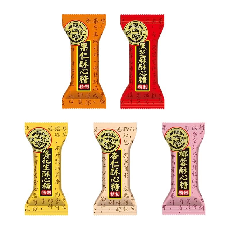 XUFUJI Suxintang Crispy Candy - Peanut Flavor, 500g/17.6oz (Nut)
