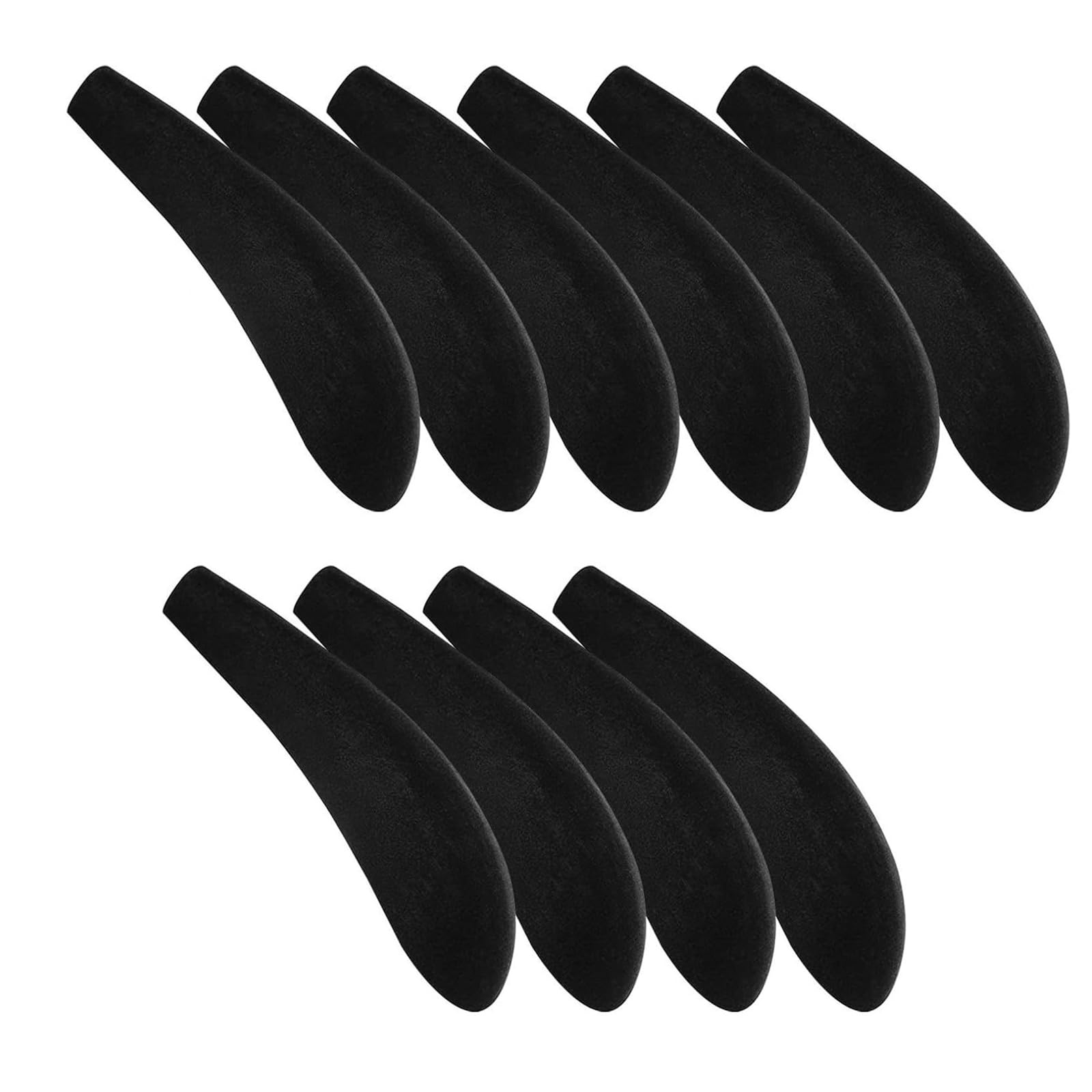 10 Shoulder Protectors for Hangers, Gentle Grip Cloth Pads to Organize Delicate Clothing Neatly Congregated Hanger Shoulder Pads Anti Slip Protectors for Hangers Congregated Garment Hanger Covers