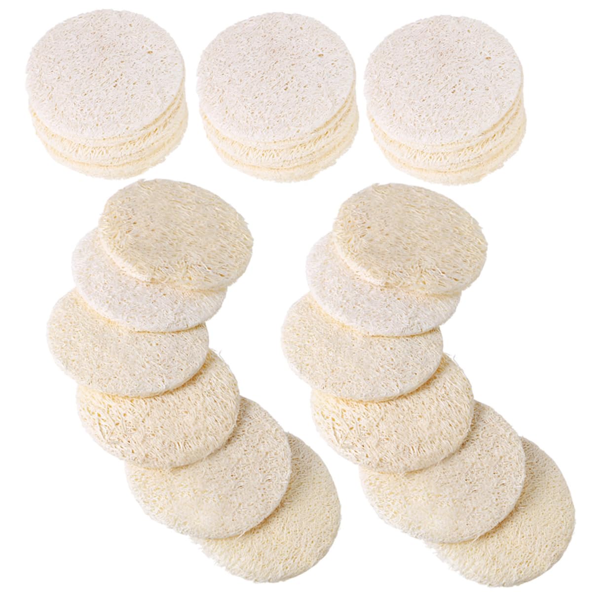 Oil Absorbing Sheets for Face 40Pcs 6X6Cm Portable Lightweight Loofah Sponge Blotting Paper for Men and Women Summer Sports Skincare