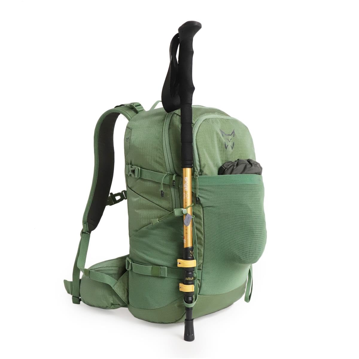ALTUS Pack Trekking: Mochila Musala 30 L30 (30 Litros) + Bastones de Senderismo Acebo H30 Antideslizantes