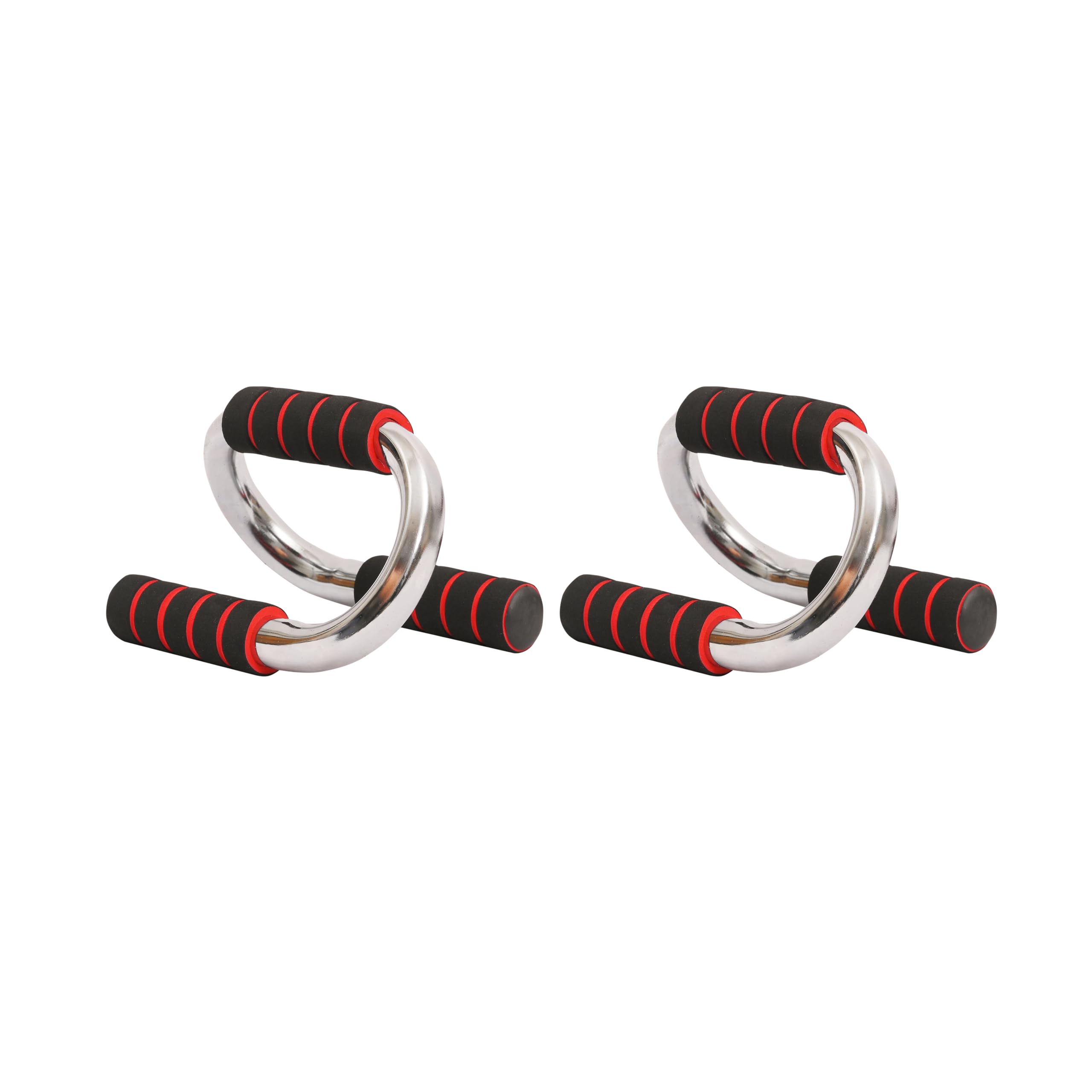 TOTAL Presents Portable S-Shape Push Up Handles with Metal Tube and Foam Grip Bar Stand for Gym & Home Exercise for Men & Women, Workout Equipment & Fitness Accessories use for Chest, Pushup & Dips (B0D9P28HMN) Amazon Price History, Amazon Price Tracker