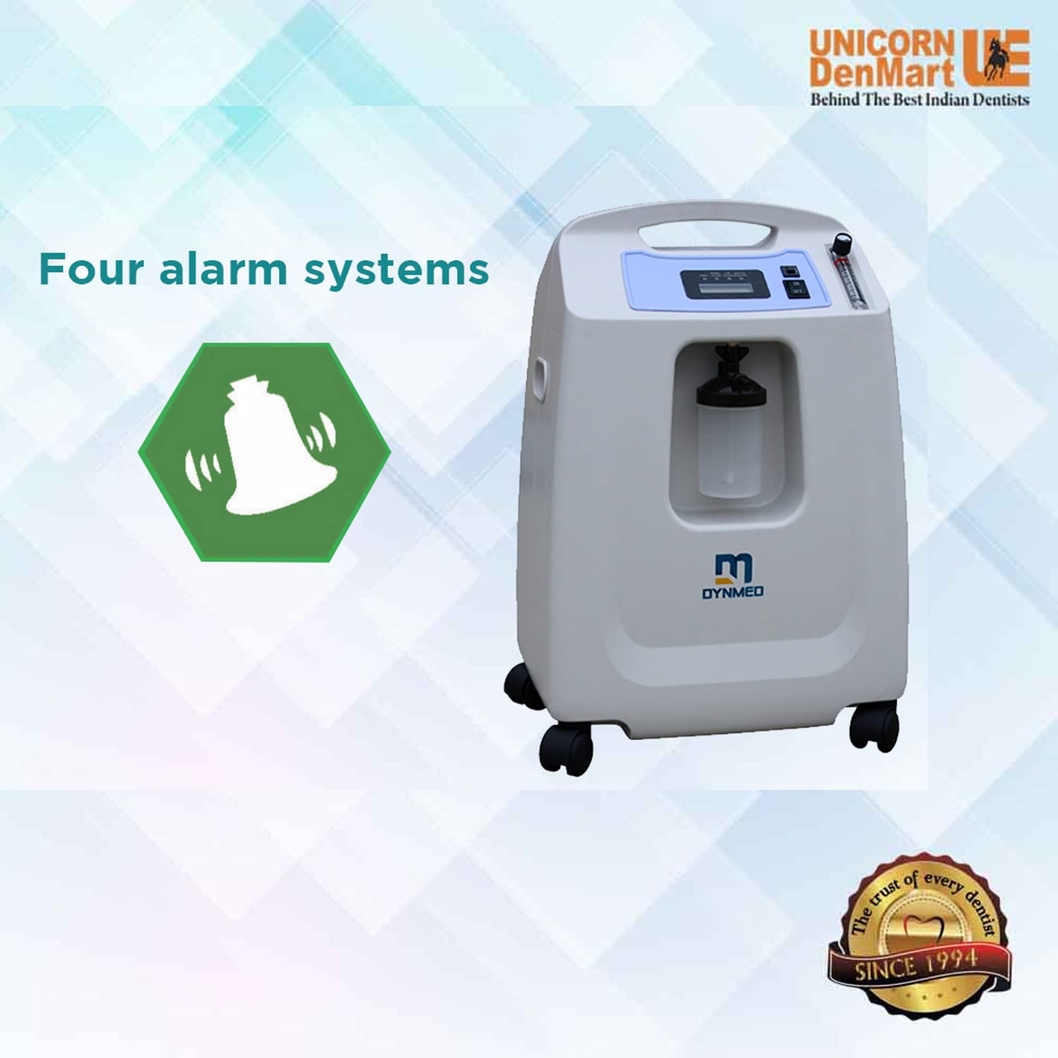 UNICORN DENMART Dynamed DO2-5AH Oxygen Concentrator 5 Lt with