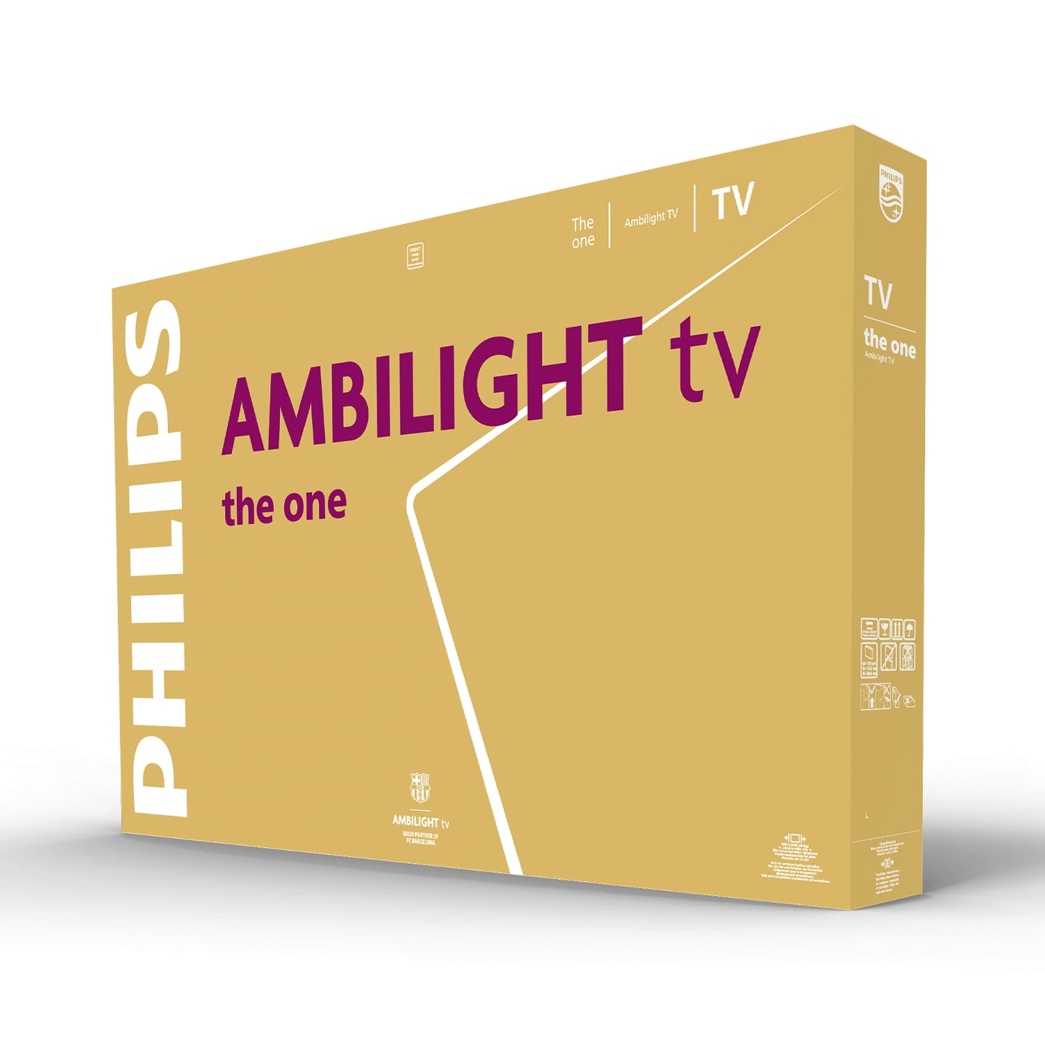 PHILIPS 50PQS9001/12 50 Inch Ambilight 4K QLED Smart TV, Pixel Precise Ultra HD, Titan OS, Dolby Atmos Sound