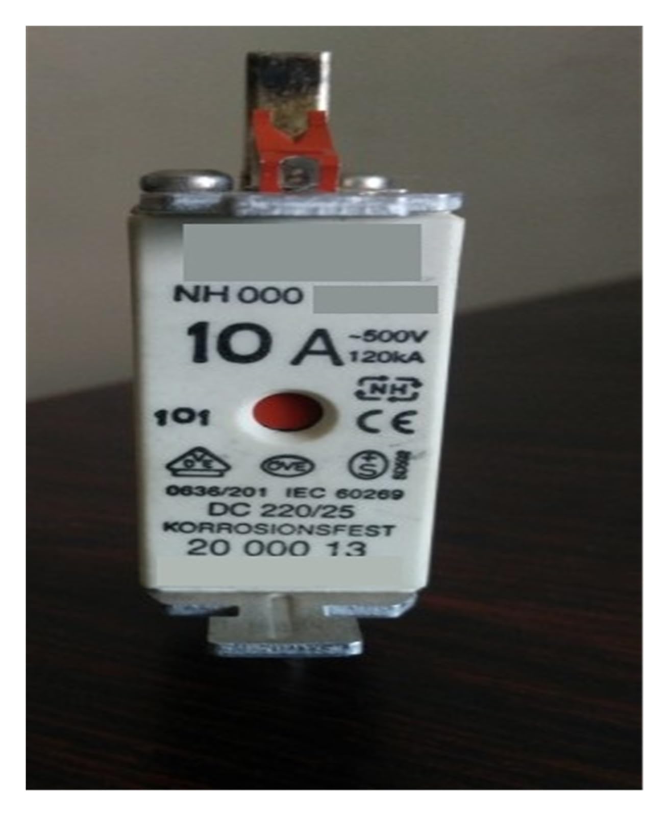 Fusibles NH000 50A 500V cartouche de protection industrielle