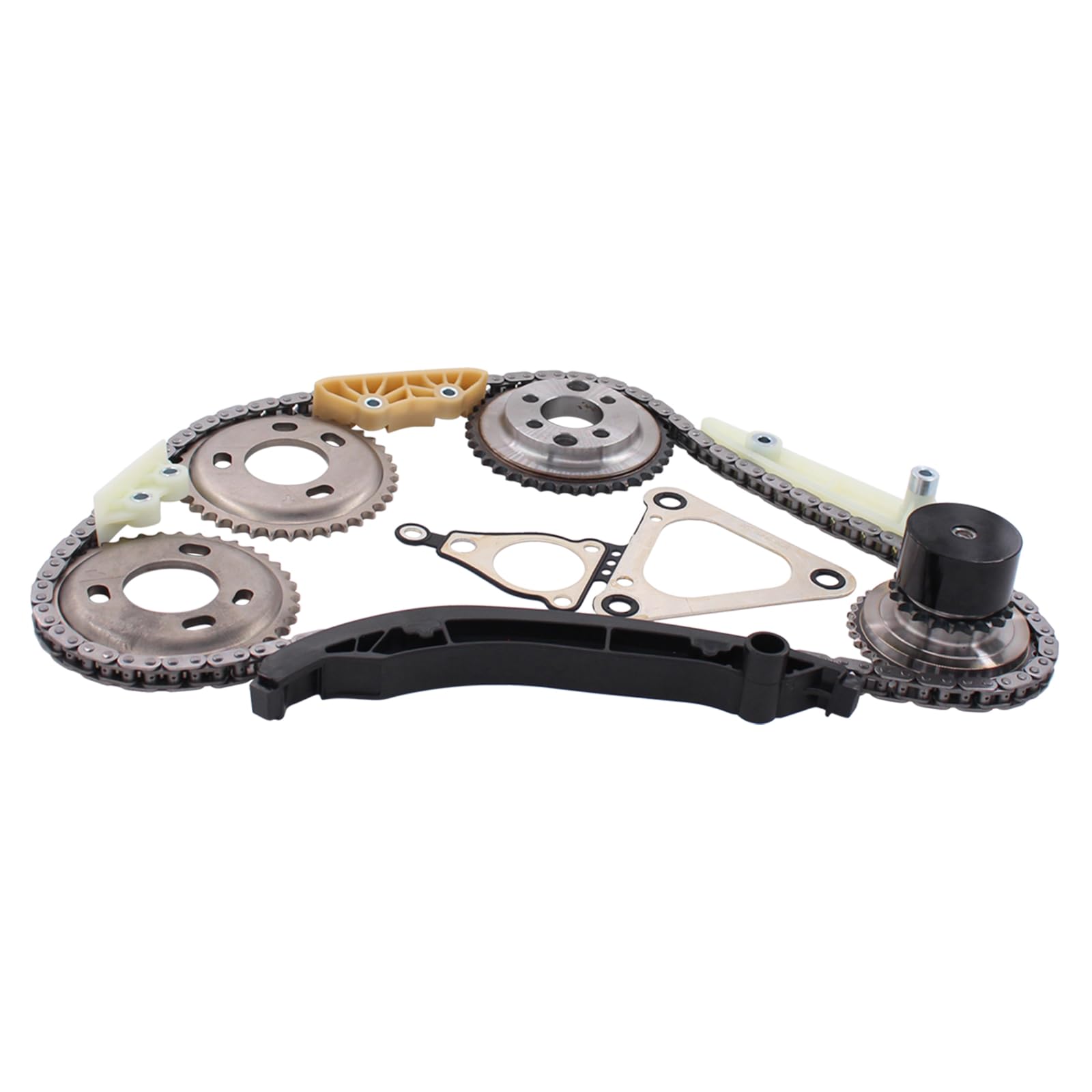 Kit catena distribuzione con guarnizione coperchio anteriore ingranaggi guarnizione albero motore per Transit mk7 2.4 TDCi RWD