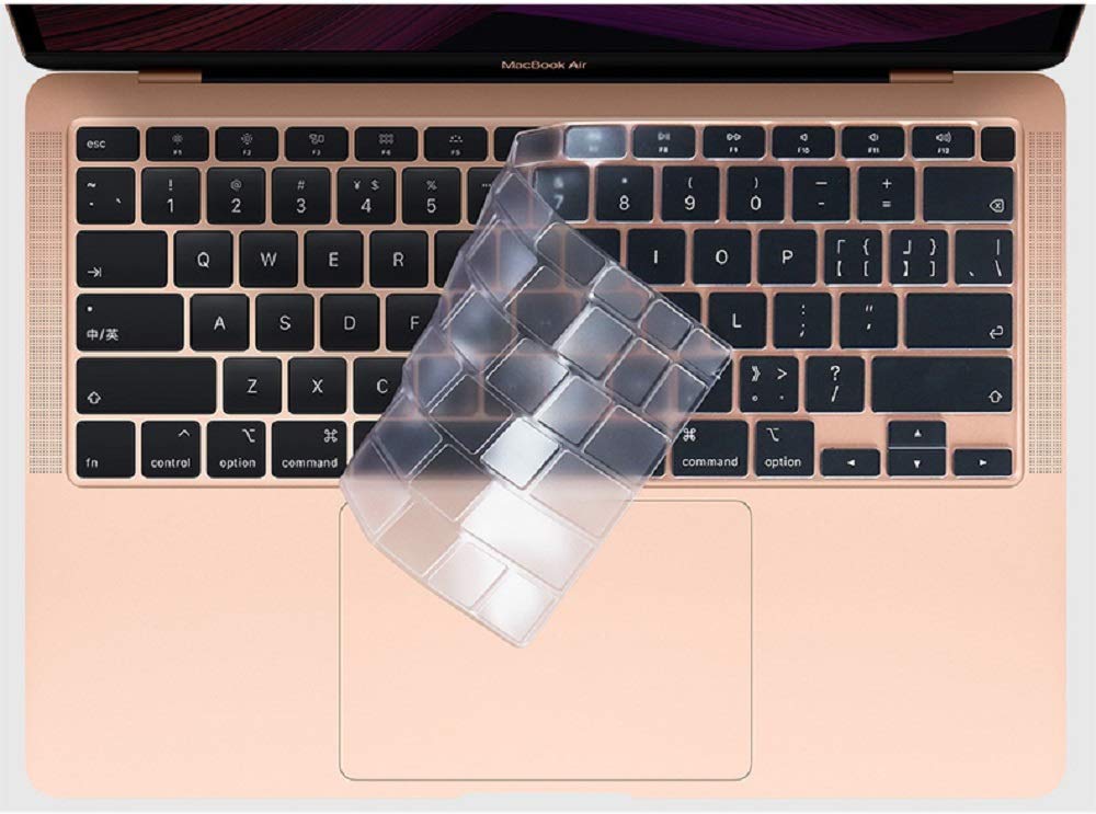 Se7enline Compatible with Macbook Keyboard Cover Skin for Mac Neo & Air 13/15 & Pro 14/16 inch (M5 M4 M3 M2 M1 A18 Pro) 2026/2025/2024/2023/2022/2021 Silicone Waterproof Dustproof EU Layout,Black — view 49