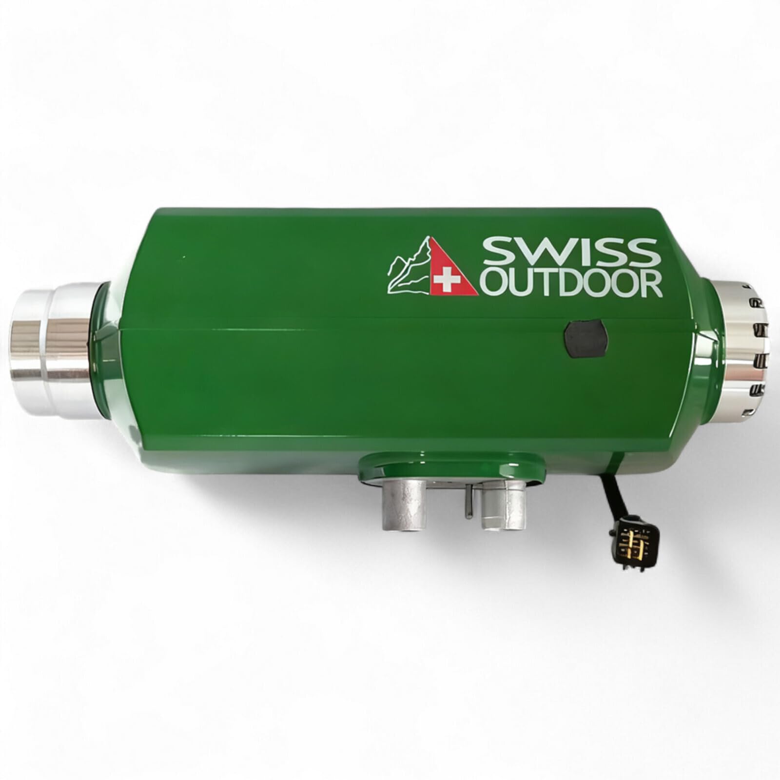 Swiss Outdoor® Diesel Standheizung 8 kW – 12V Heizgerät für Camper & Van | Aluminiumgehäuse, leise 22 ml Pumpe, 310S Edelstahl-Brennkammer, Bluetooth App