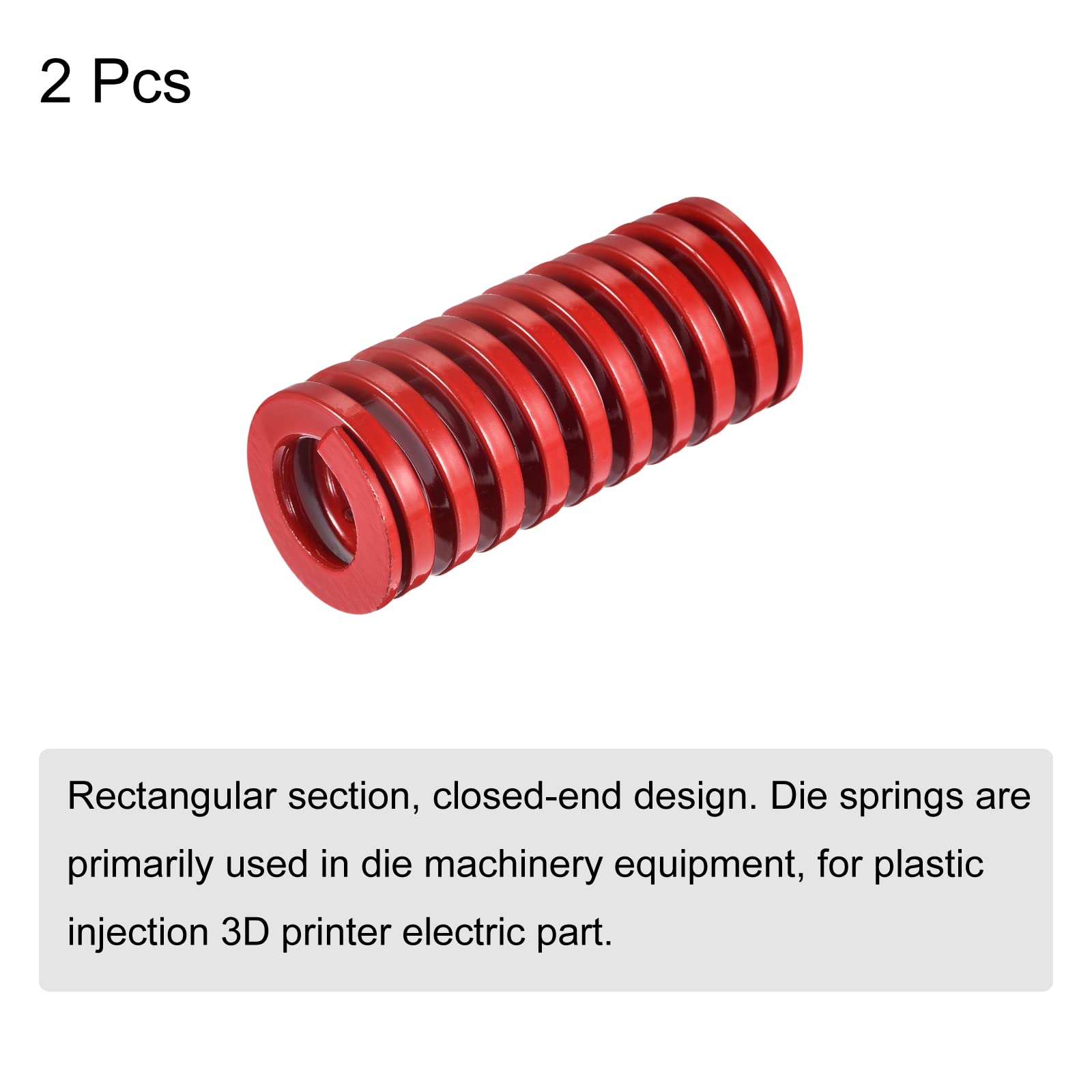 Compression Spring Small s Uxcell Die Spring 18mm OD 65mm Long Spiral ...