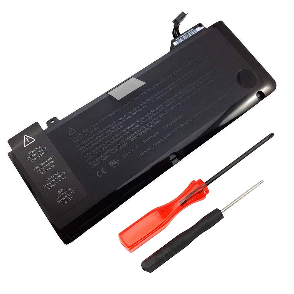 XITAIAN 10.95V 63.5Wh 6000mAh A1322 Kompatybilny z Bateria Zamiennik do A1322 A1278 (Mid 2009 2010 2011 2012) Unibody MacBook Pro 13''