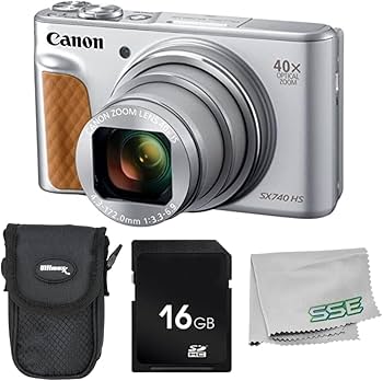 Amazon.com : Canon PowerShot SX740 HS Digital Camera 4PC Bundle