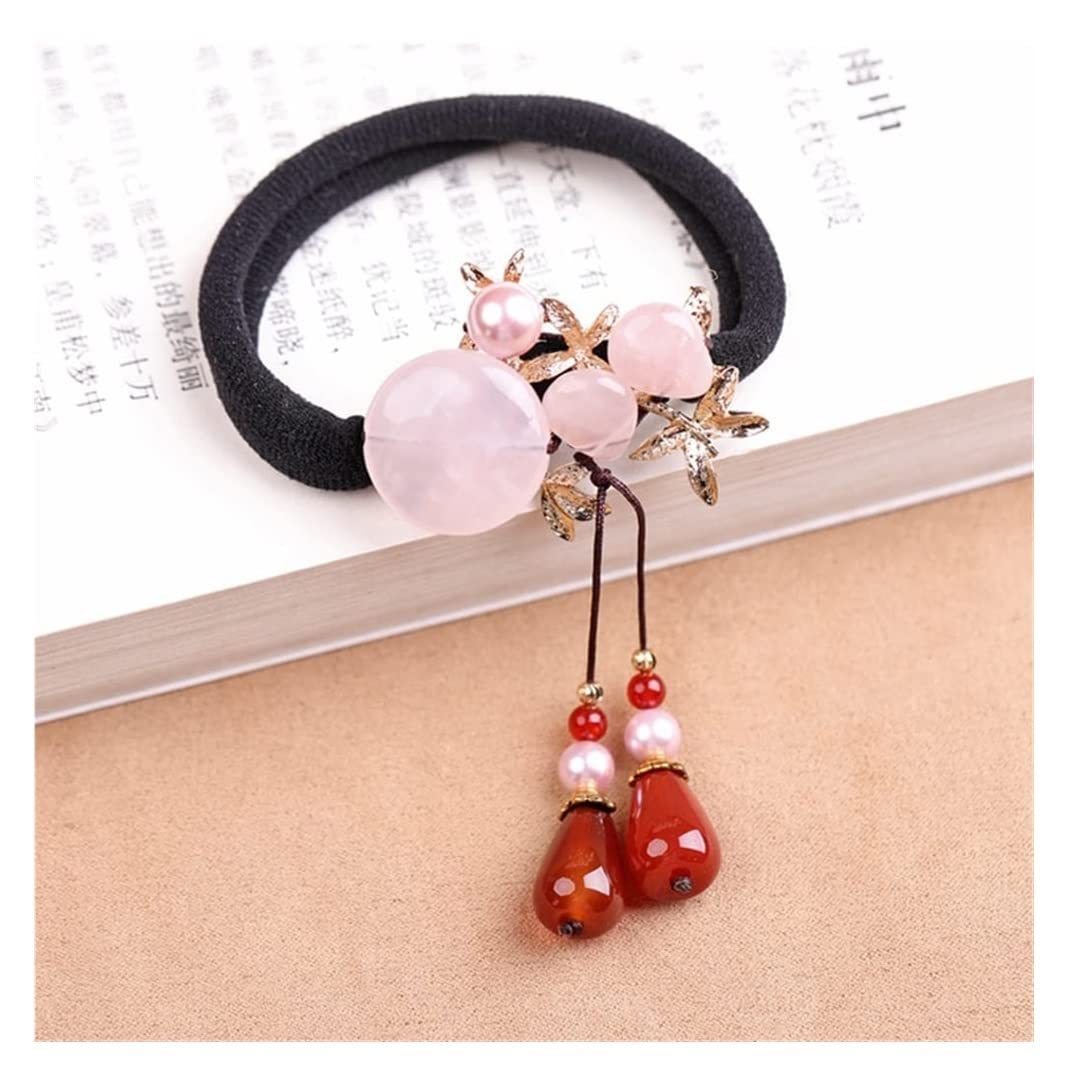Coleteros Pelo Mujer Gomas Banda De Goma Para Mujer, Cuerda Para La Cabeza, Bola Para El Pelo, Cola Caballo Atada, Tocado Para Medio Atado Scrunchies Accesorios