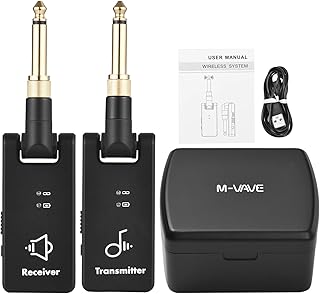 M-vave wp-8 sistema de transmissão sem fio receptor de guitarra