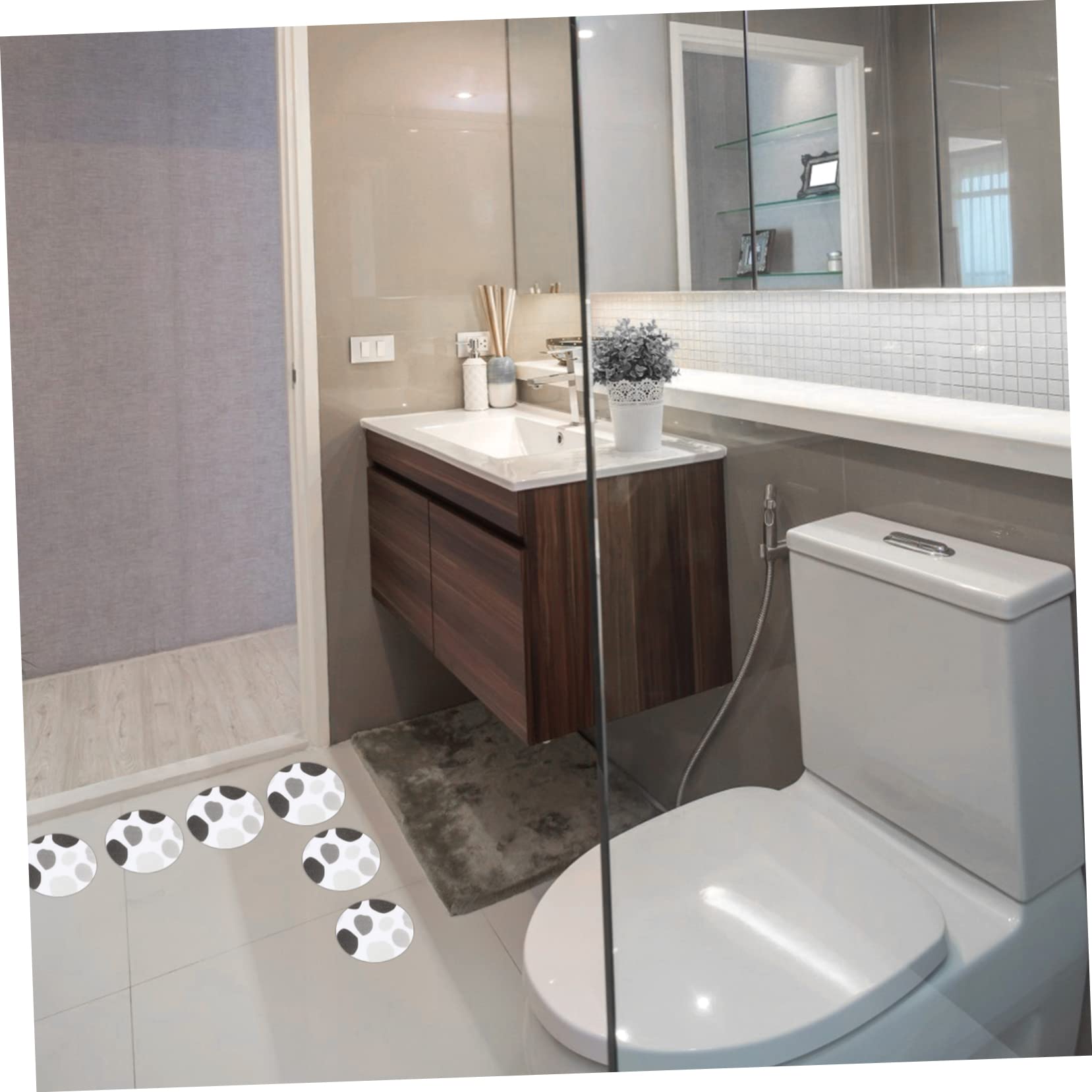 Alipis 30 Pz Nastro Antiscivolo per Bagno Strisce di Sicurezza per Doccia Vasca e Doccia Battistrada Adesivi Anti ia Adesivo per Vasca da Bagno Peva Fare Un i per Il