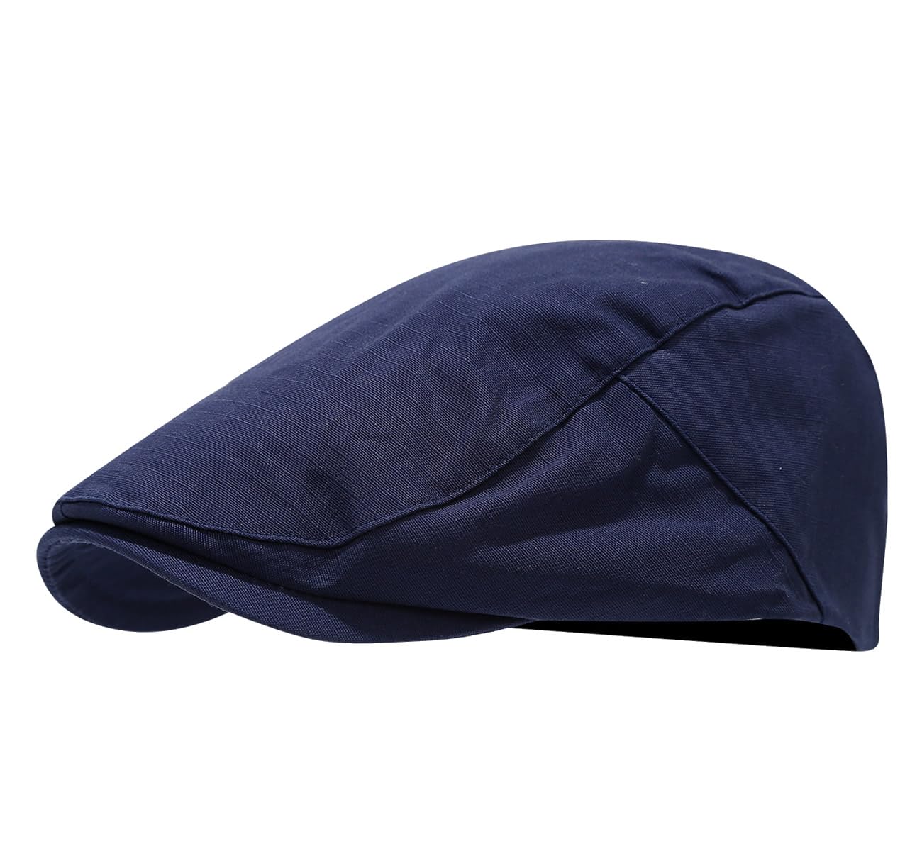 Quanhaigou Men's Cotton Flat Ivy Gatsby Newsboy Driving Hat Adjustable Irish Cabbie Ivy Driving Hunting Cap
