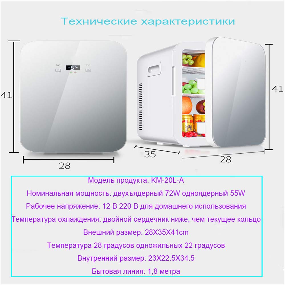 JLFTF 20L Refrigerator Car Refrigerator Mini Small Home Dormitory Dormitory Car Dual-use Student Single-Door Kemin 20L Small refrigera on Fridge.com