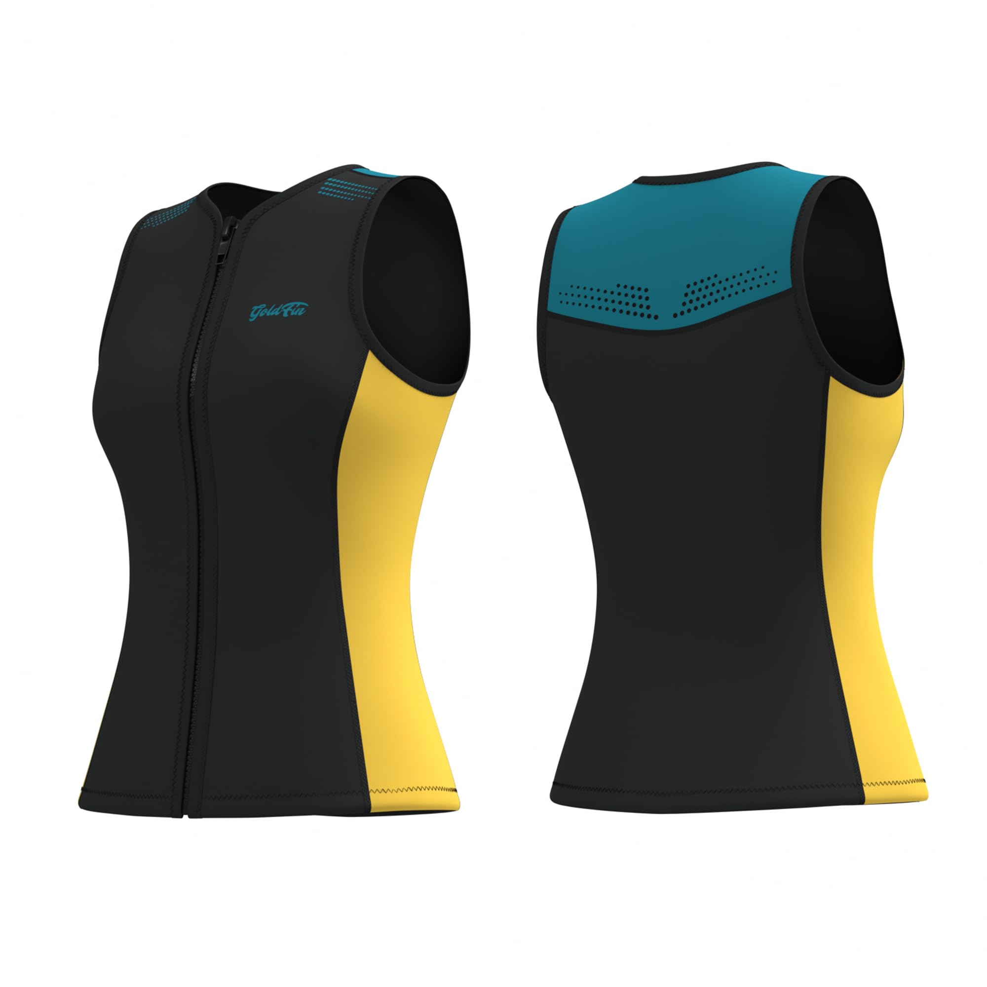 GoldFin Women Wetsuit Vest 2mm Neoprene Sleeveless Top