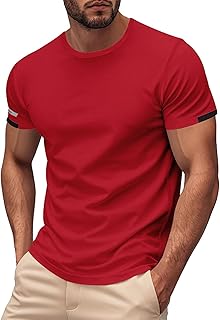 Camiseta para hombre con aspecto de gofle, camiseta deportiva de malla, transpirable, ligera, deportiva, de secado rápido,...